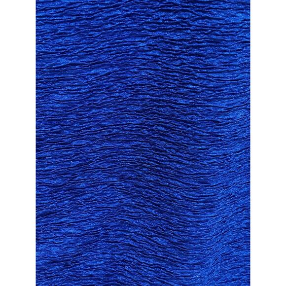 New Penbrooke krinkle Crossover Chlorine Resistant Blue OnePiece Swimsuit Sz 24W - Picture 10 of 12